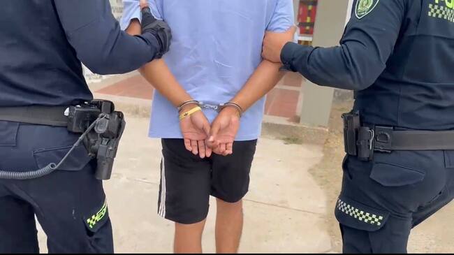 Capturado en Bolívar. // Policía de Bolívar