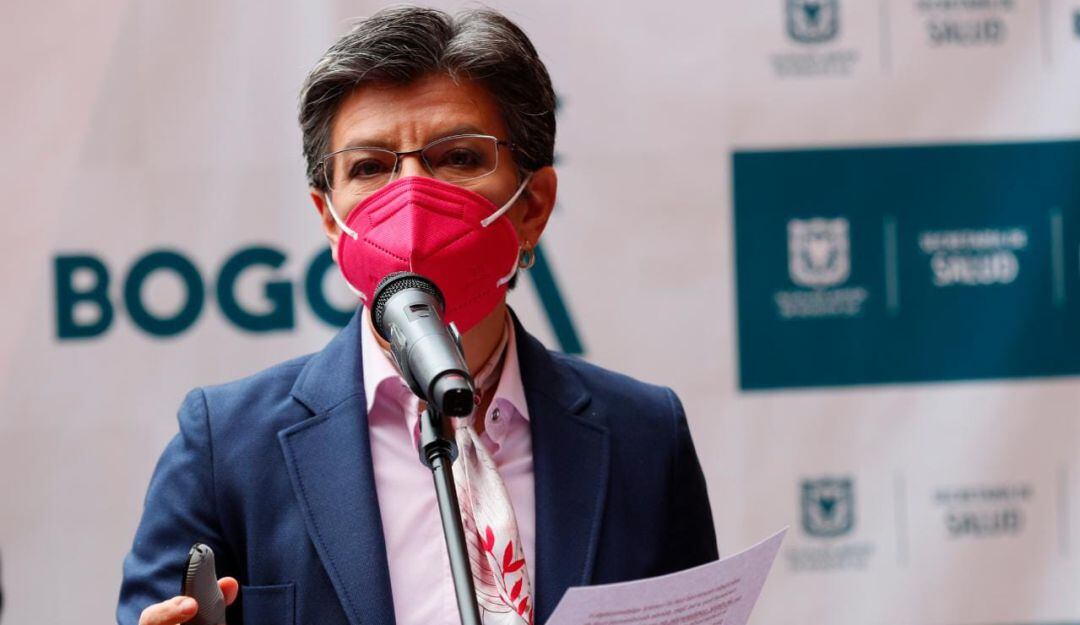 La alcaldesa de Bogotá, Claudia López