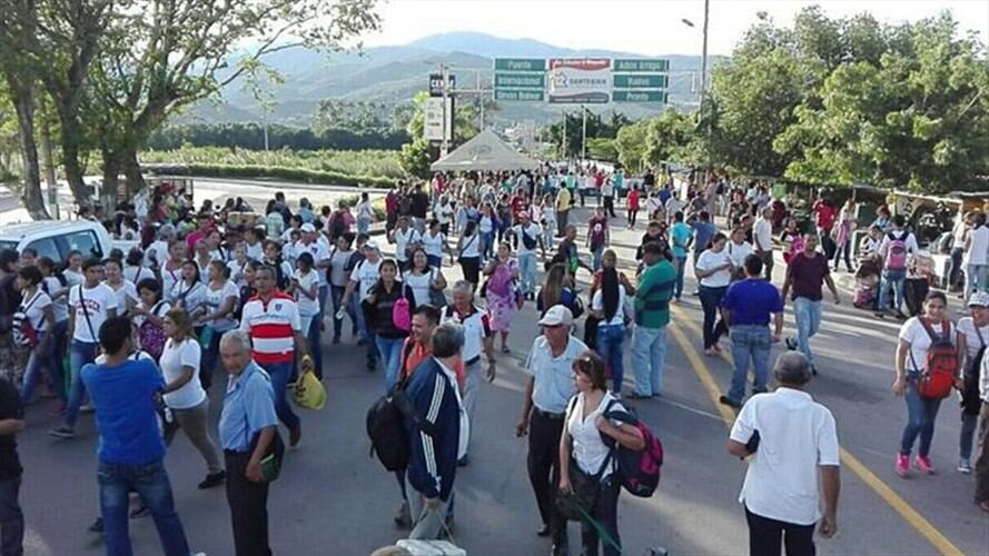 Puente Internacional Simón Bolívar . Foto: La Wcon Julio Sánchez Cristo