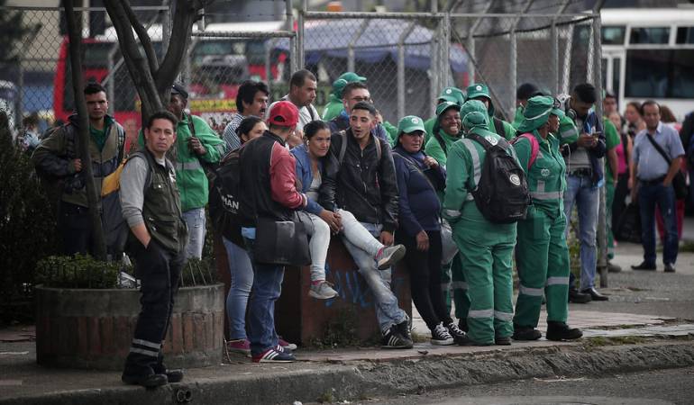 Trabajadores Aguad de Bogotá