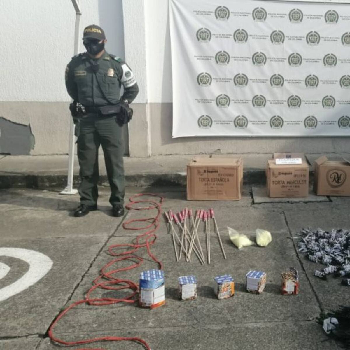 Más de 90 kilos de pólvora fueron incautados en varios municipios del Valle