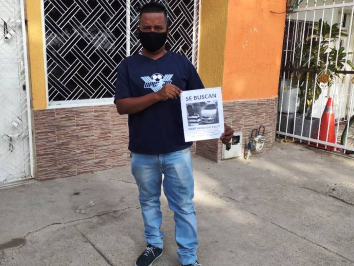 Tras hallazgo del carro, familia de Omar Salguedo pidió resultados