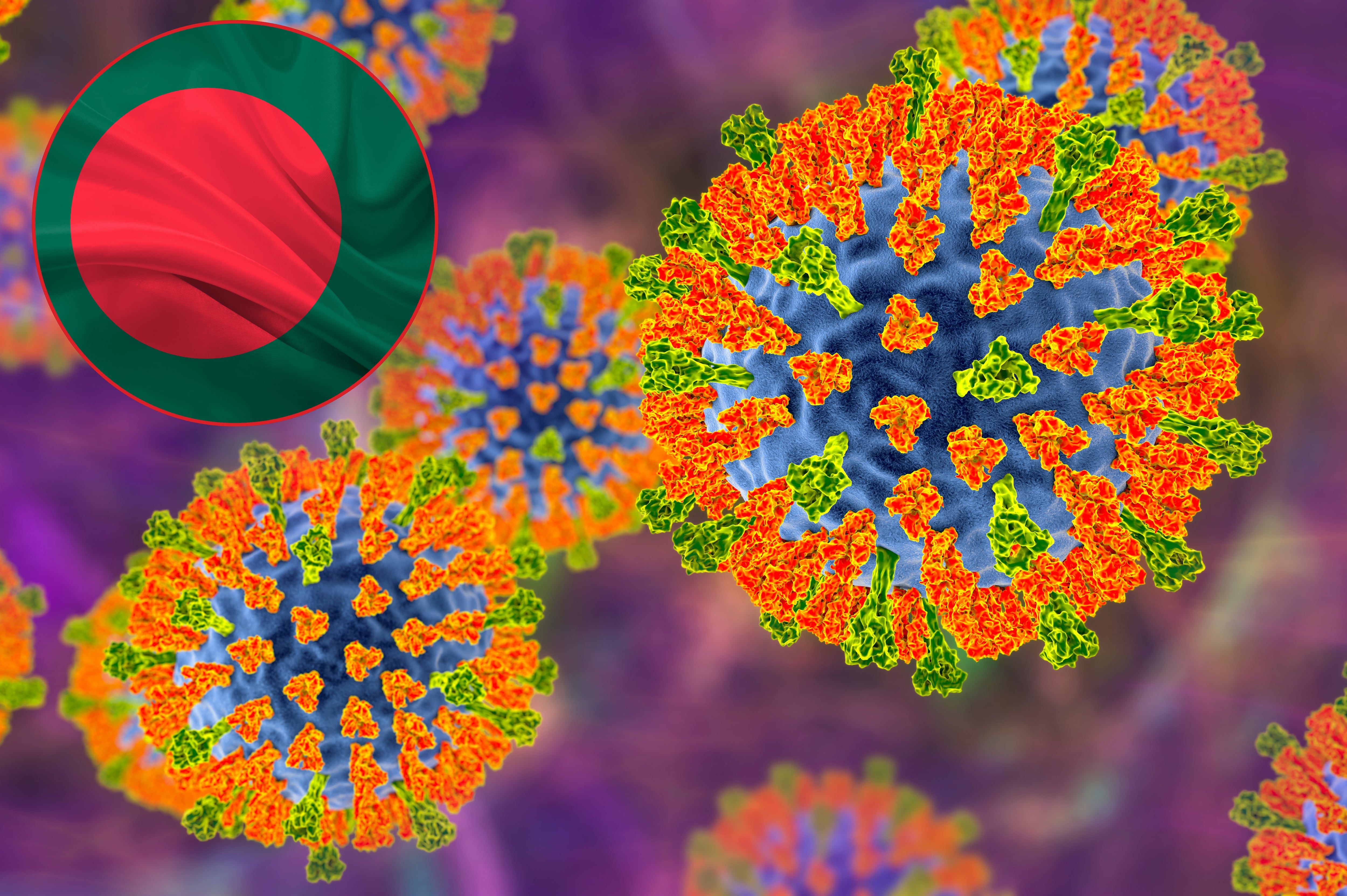 Imagen de referencia. Bandera de Bangladés - Virus sarampión Getty Images.