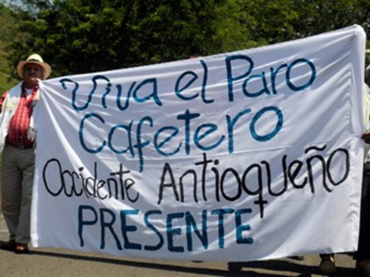 Cafeteros de cuatro departamentos se unirán al paro agrario
