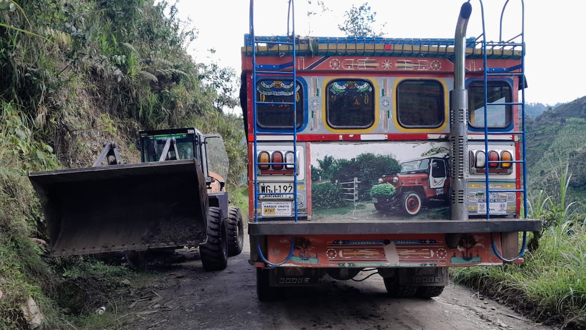 Lluvias causan afectaciones en vías del oriente y centro del departamento de Caldas