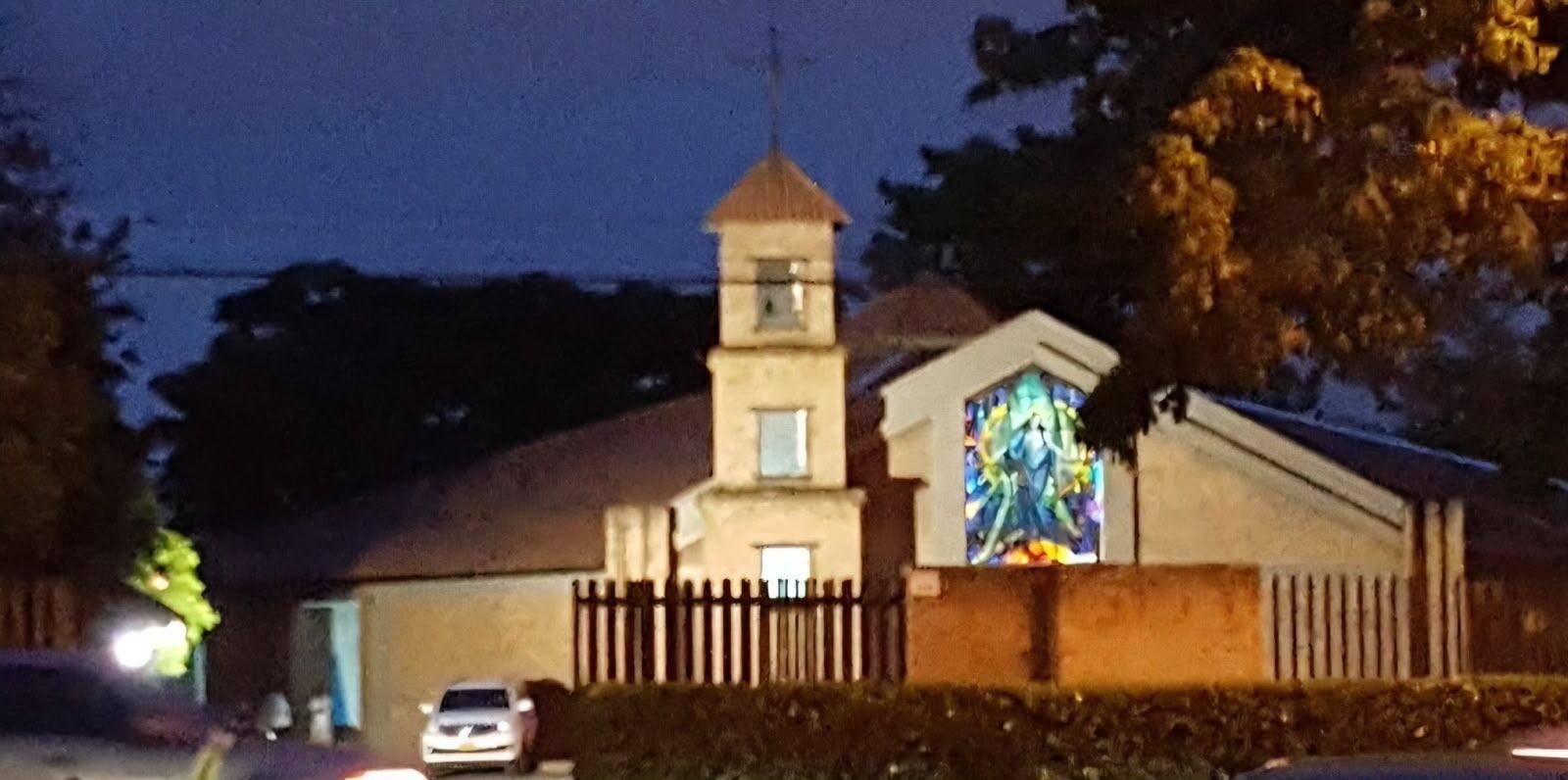Tiroteo tras robo a esposa de senador en una iglesia del sur de Cali. Foto tomada de redes sociales