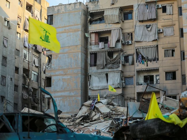 Bandra Hezbola. FOTO: IBRAHIM AMRO/AFP via Getty Images