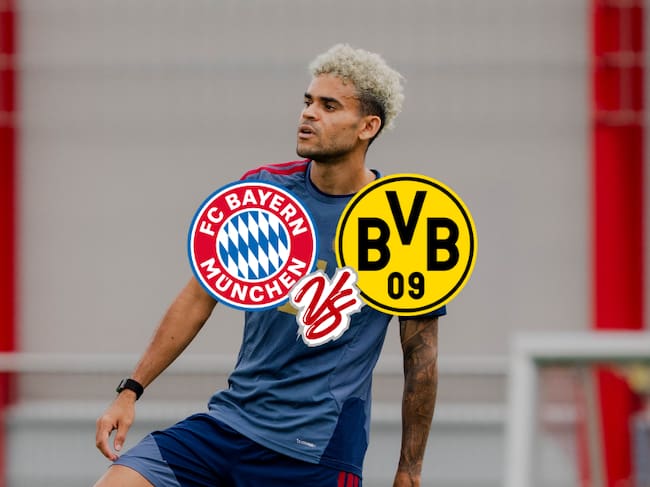 Bayern Múnich vs Borussia Dortmund, Supercopa de Alemania: ¿Cuándo y a qué hora juega Luis Díaz? / Getty Images