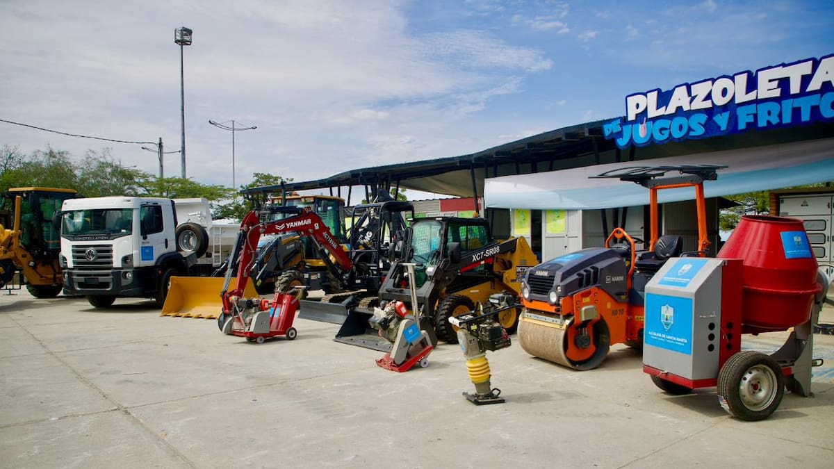 Por primera vez en la historia, Santa Marta invierte $5 mil millones en maquinaria amarilla