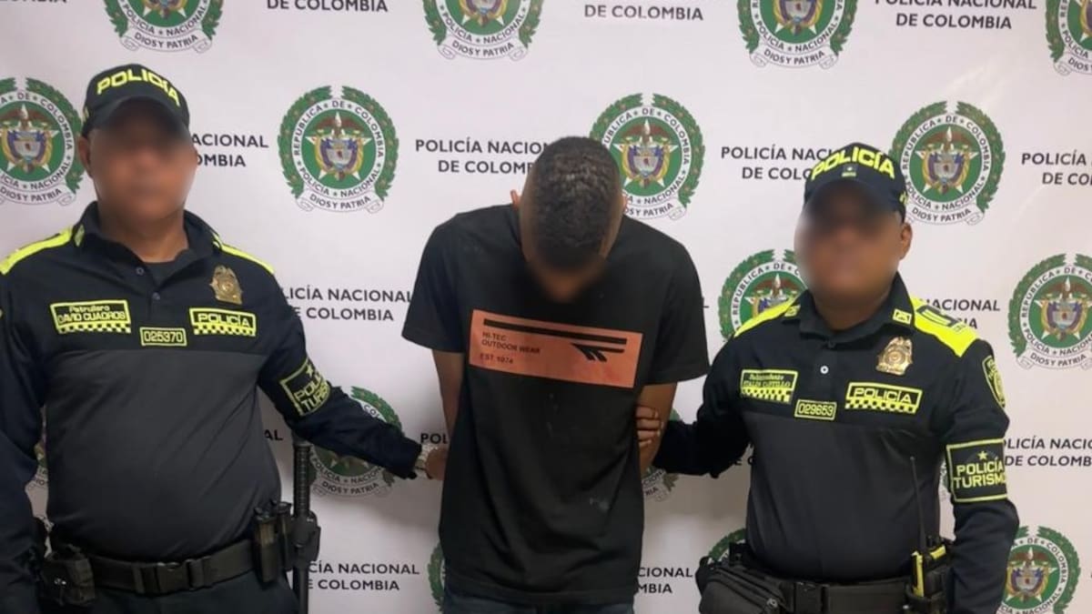 Cayó ‘El Joaco’, señalado de hurtar una cadena de oro a un turista