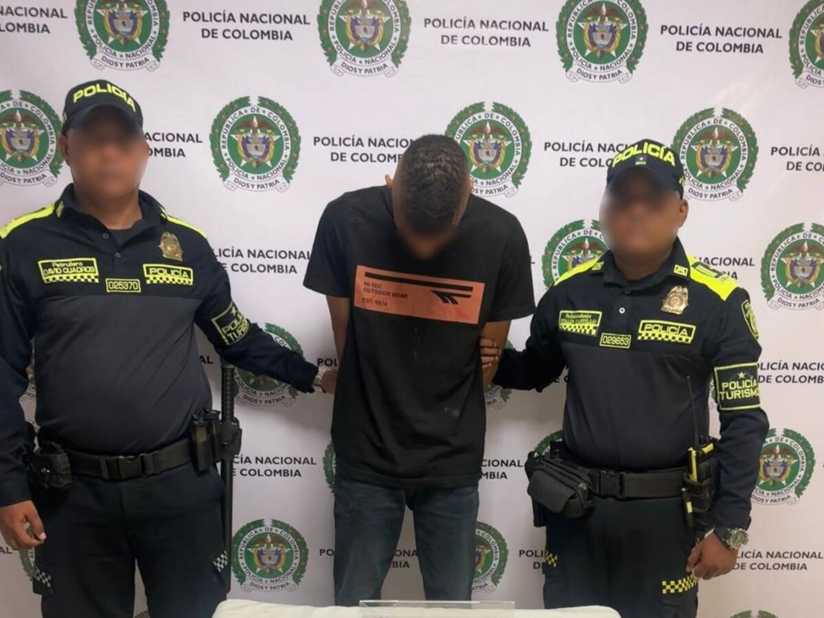 Cayó ‘El Joaco’, señalado de hurtar una cadena de oro a un turista