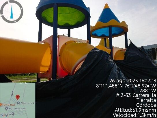 Contraloría determina hallazgos fiscales por $21.709 millones en Unidad Recreo Deportiva de Tierralta, Córdoba. Foto: Contraloría.