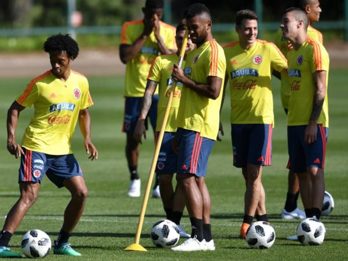 ¿Qué hacen los jugadores de la selección Colombia después de entrenar?