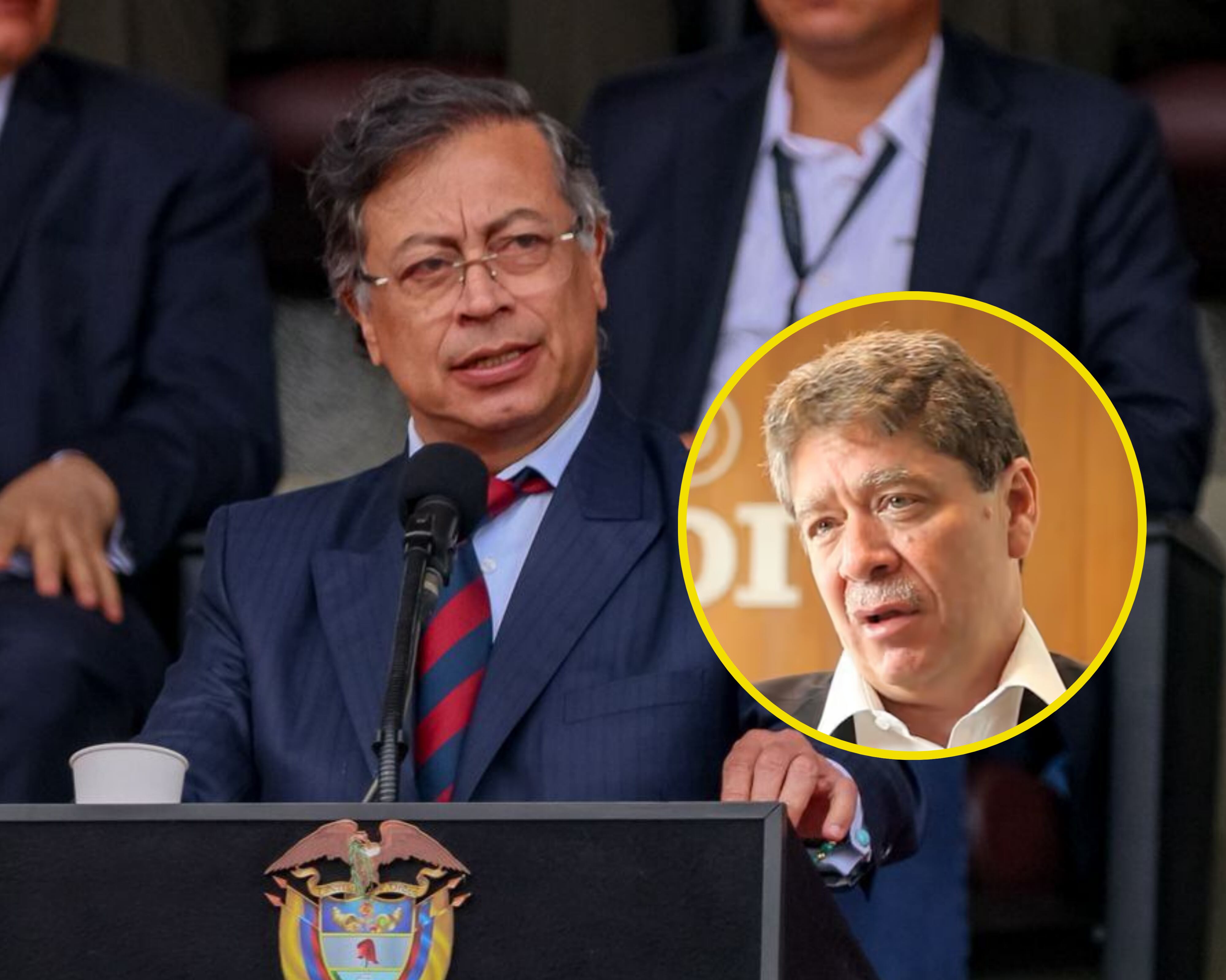 Gustavo Petro y Bruce Mac Master | Foto: GettyImages