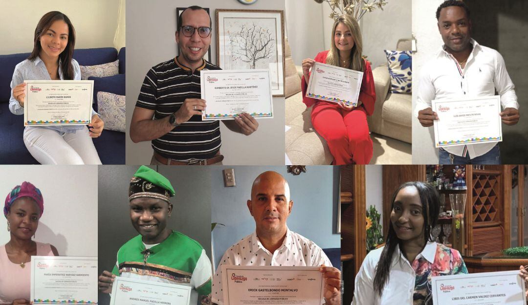 24 participantes recibieron certificaciones a través de un diplomado en liderazgo público, un Laboratorio de Innovación Pública y coaching