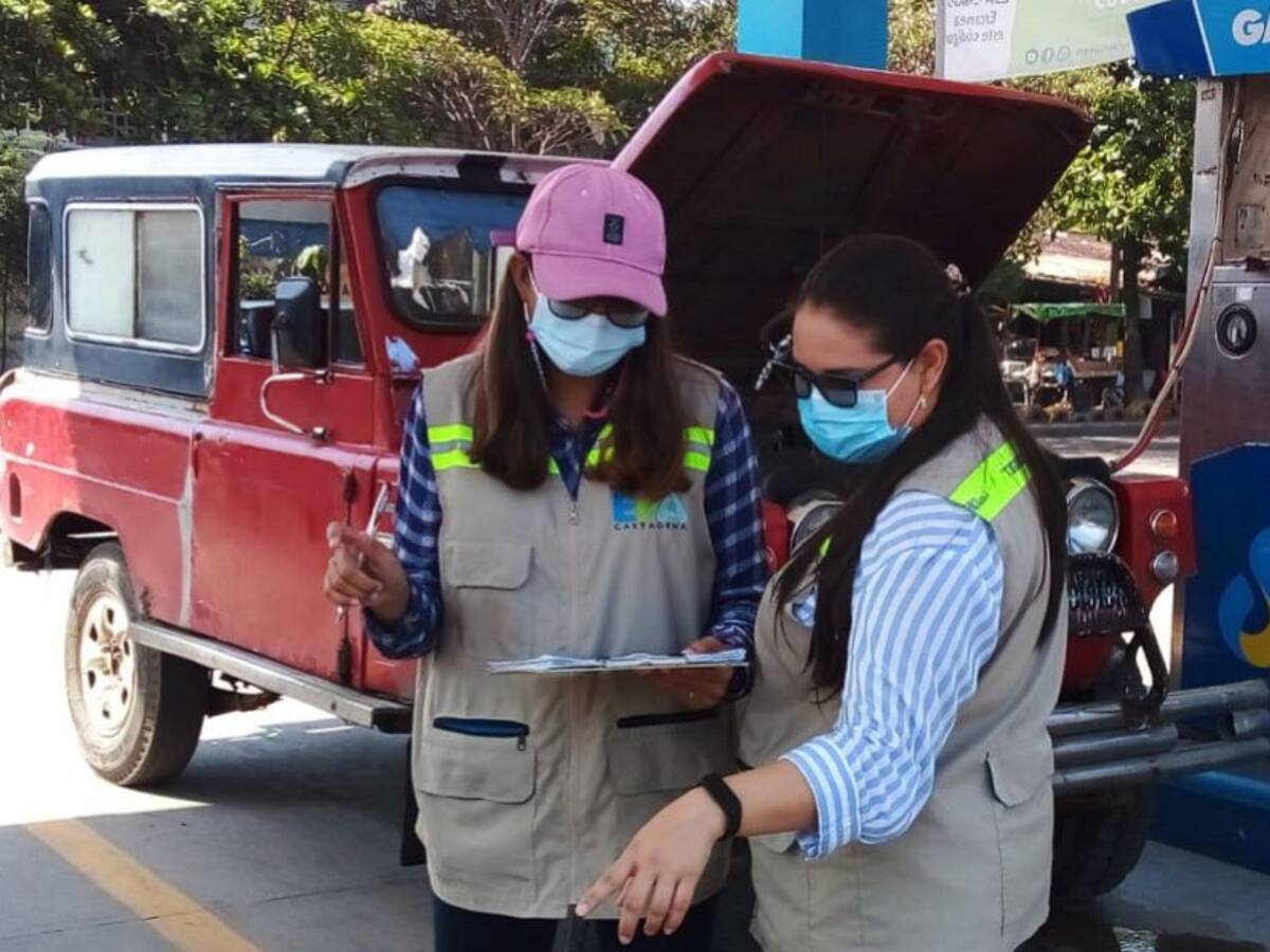 EPA Cartagena realiza vigilancia y control a estaciones de servicio