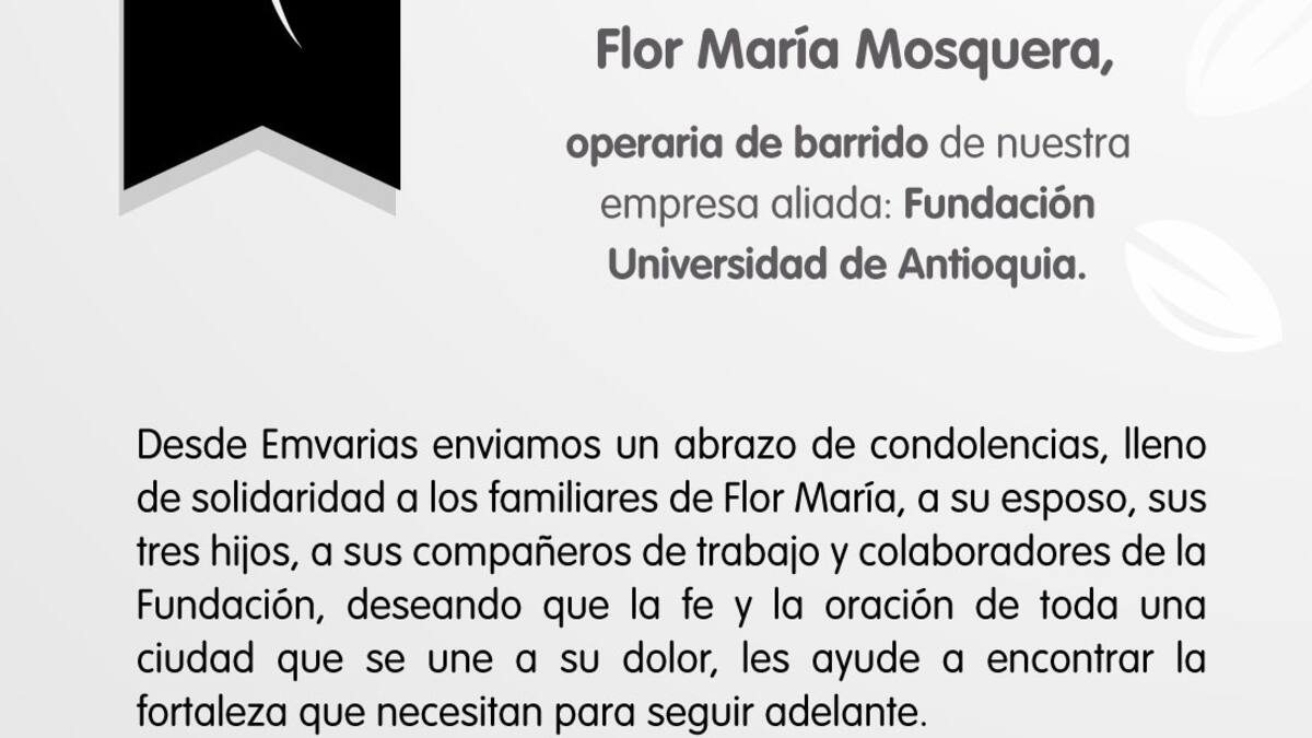 La mujer fallecida por una bala perdida llevaba nueve años trabajando con Emvarias