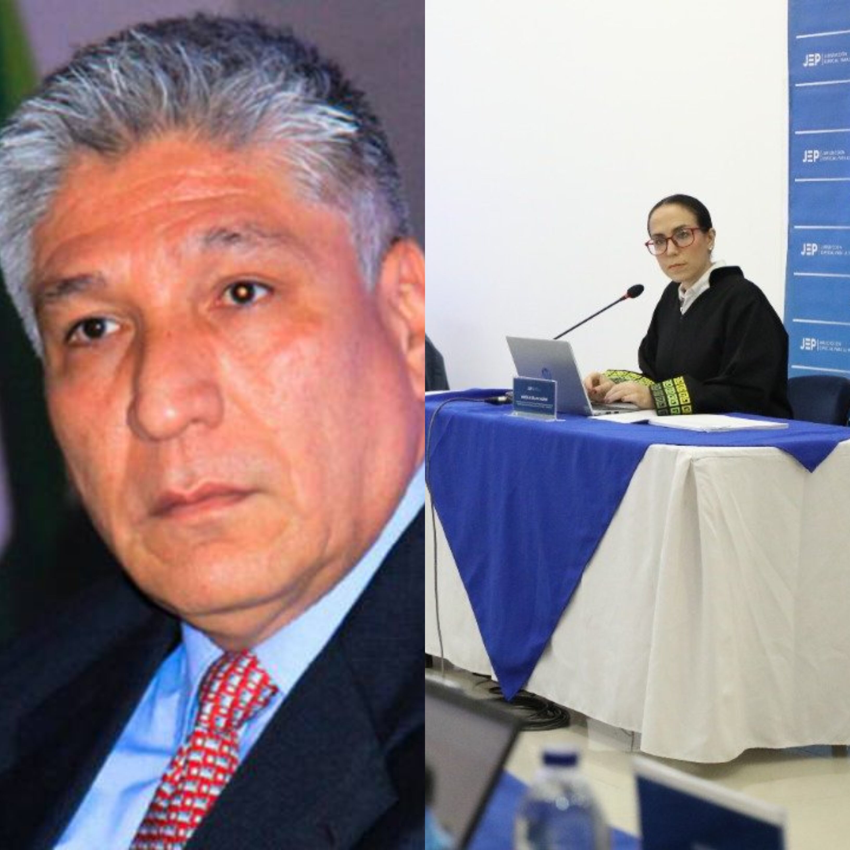 Sigifredo López y La Sala de Reconocimiento de la Jurisdicción Especial para la Paz (JEP). Foto: JEP