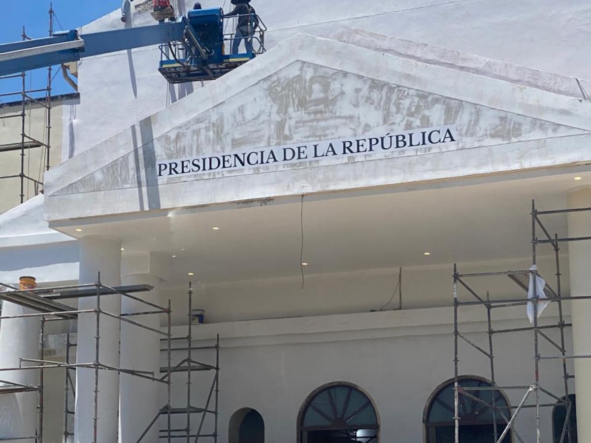 A toda marcha avanzan obras del despacho presidencial en Barranquilla