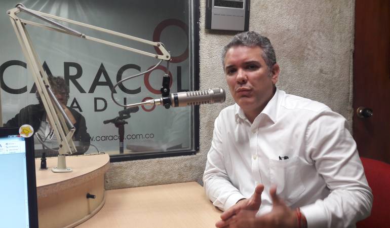 Iván Duque en Caracol Radio Cúcuta.