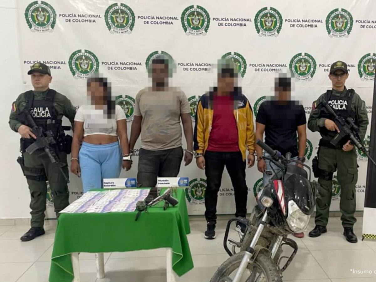 Duro golpe a la extorsión en Colombia, más de 100 capturados en 12 departamentos