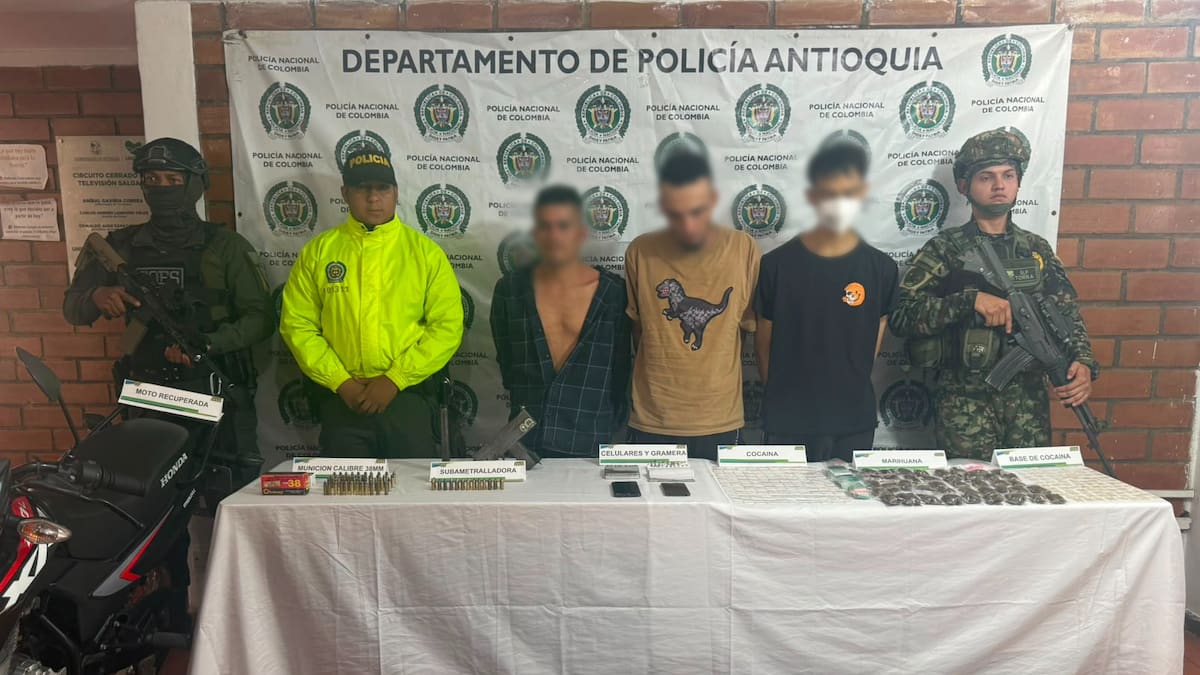 Golpe a ‘Carne Rancia’ en Salgar, Antioquia: tres capturados, un abatido y un menor aprehendido