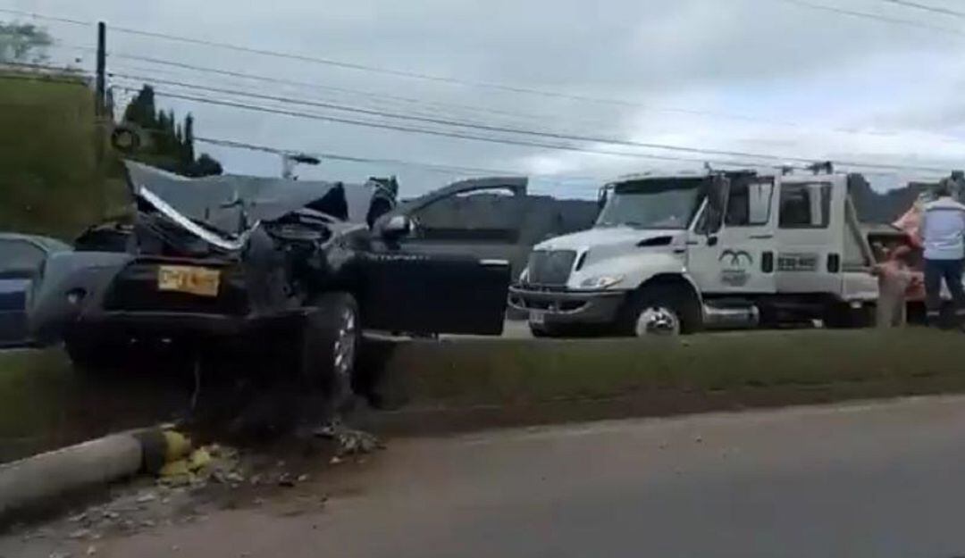 Las personas lesionadas fueron trasladadas a la clínica del Norte en Bello