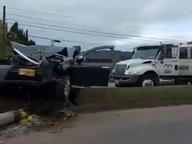 Las personas lesionadas fueron trasladadas a la clínica del Norte en Bello