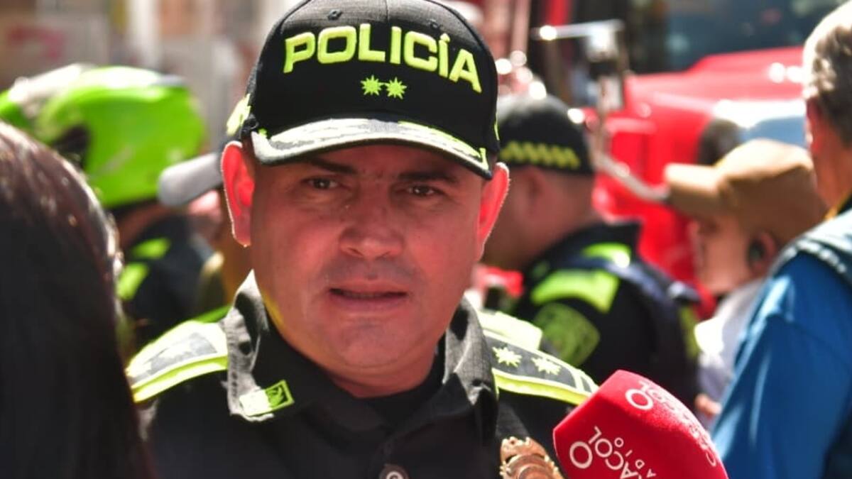 General William Quintero, comandante de la Policía Metropolitana de Bucaramanga