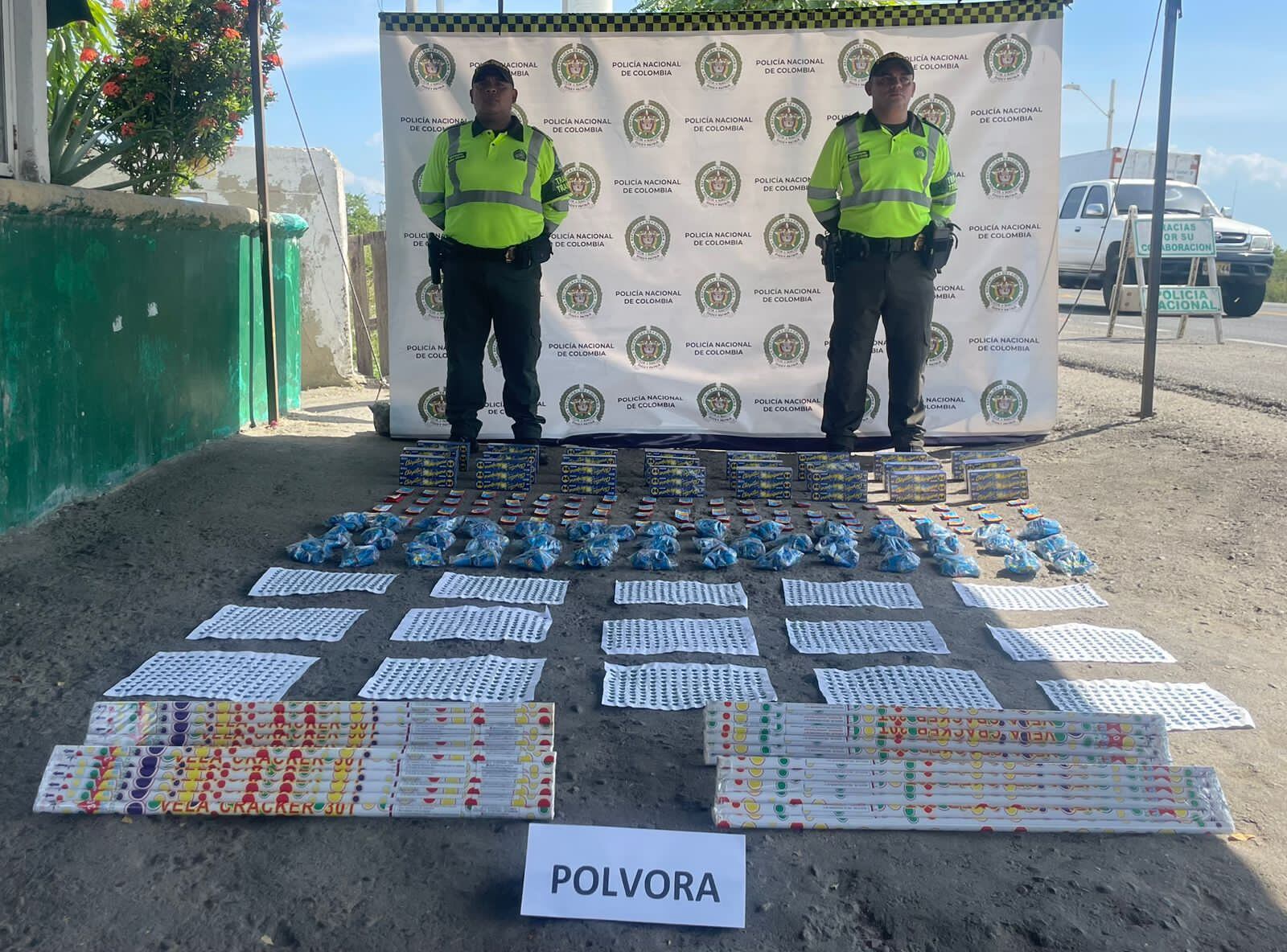 Policía Metropolitana incautó pólvora en barrios de Santa Marta