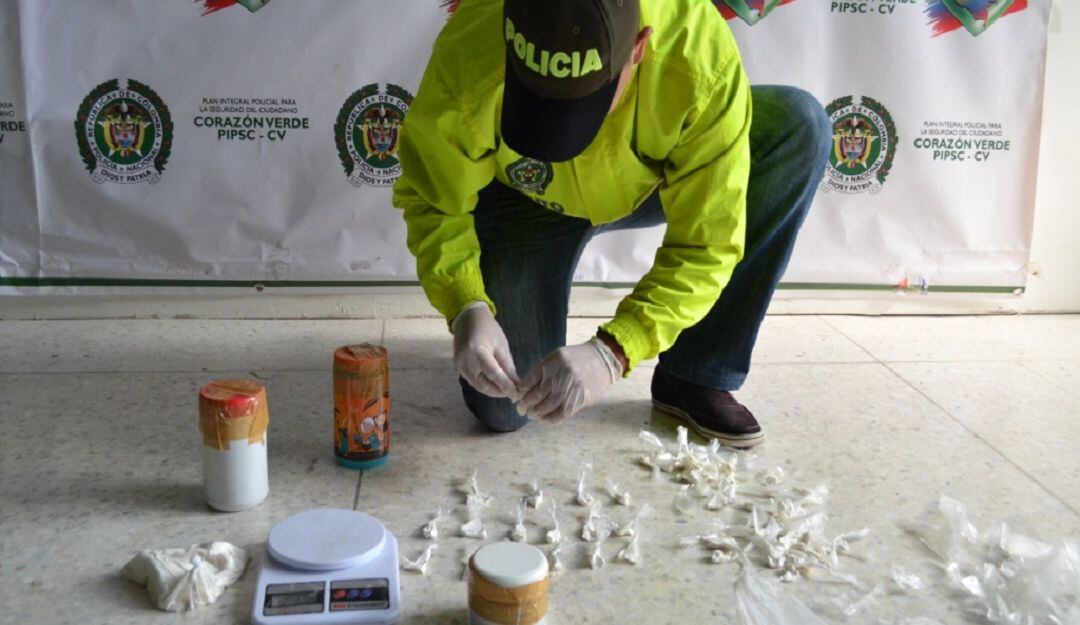 Operativos de la Policía contra el tráfico de drogas.