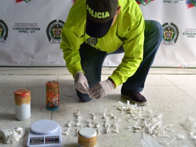 Operativos de la Policía contra el tráfico de drogas.