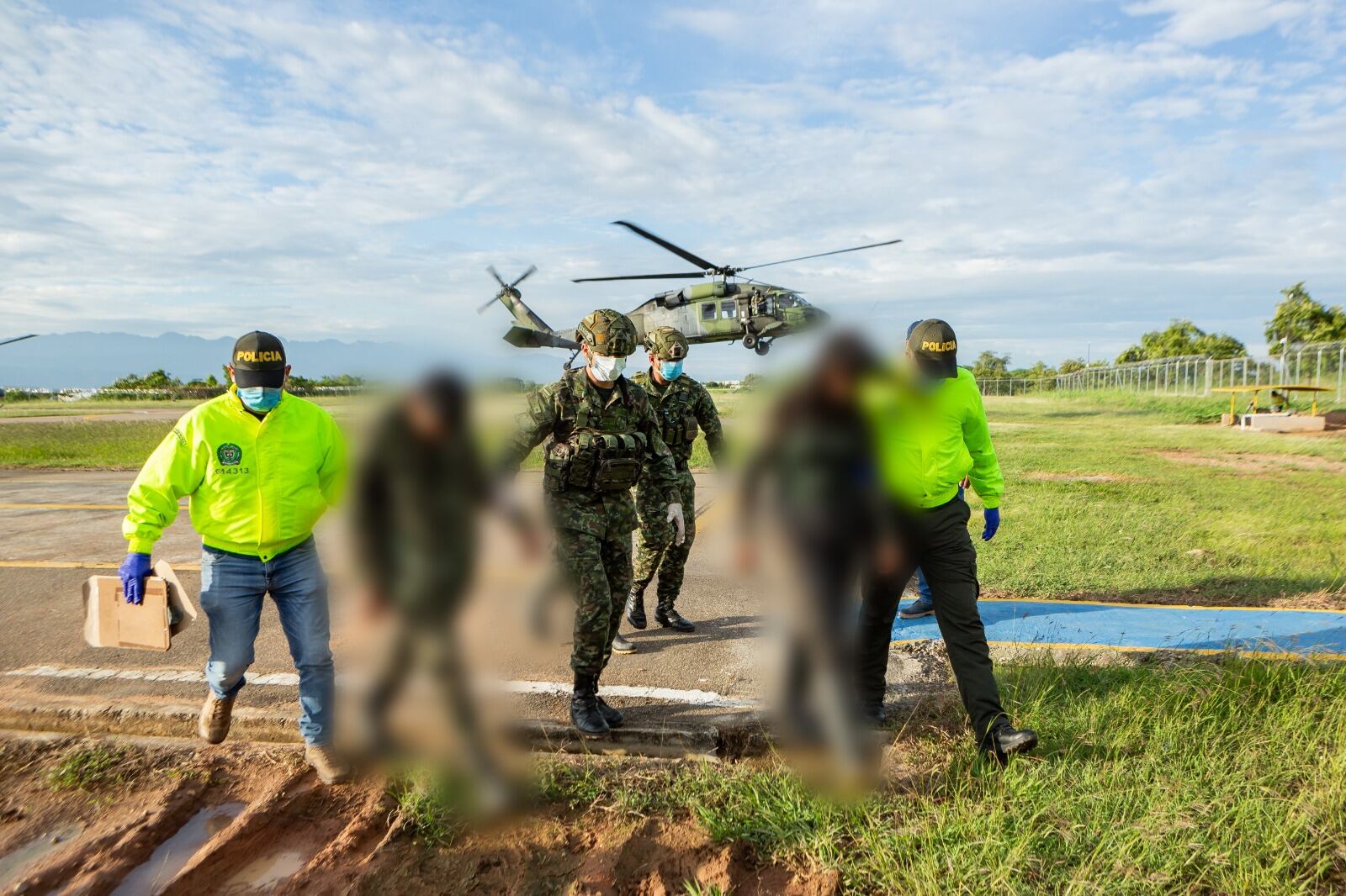 Enfrentamientos entre ejercito y disidencias en el Huila.
Foto: Novena brigada.