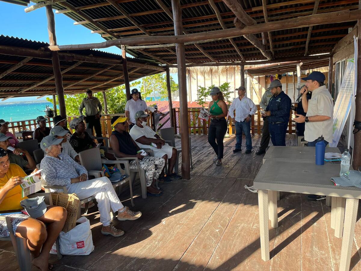 Cardique lidera proyecto para restaurar zonas degradadas de manglar en Playa Blanca