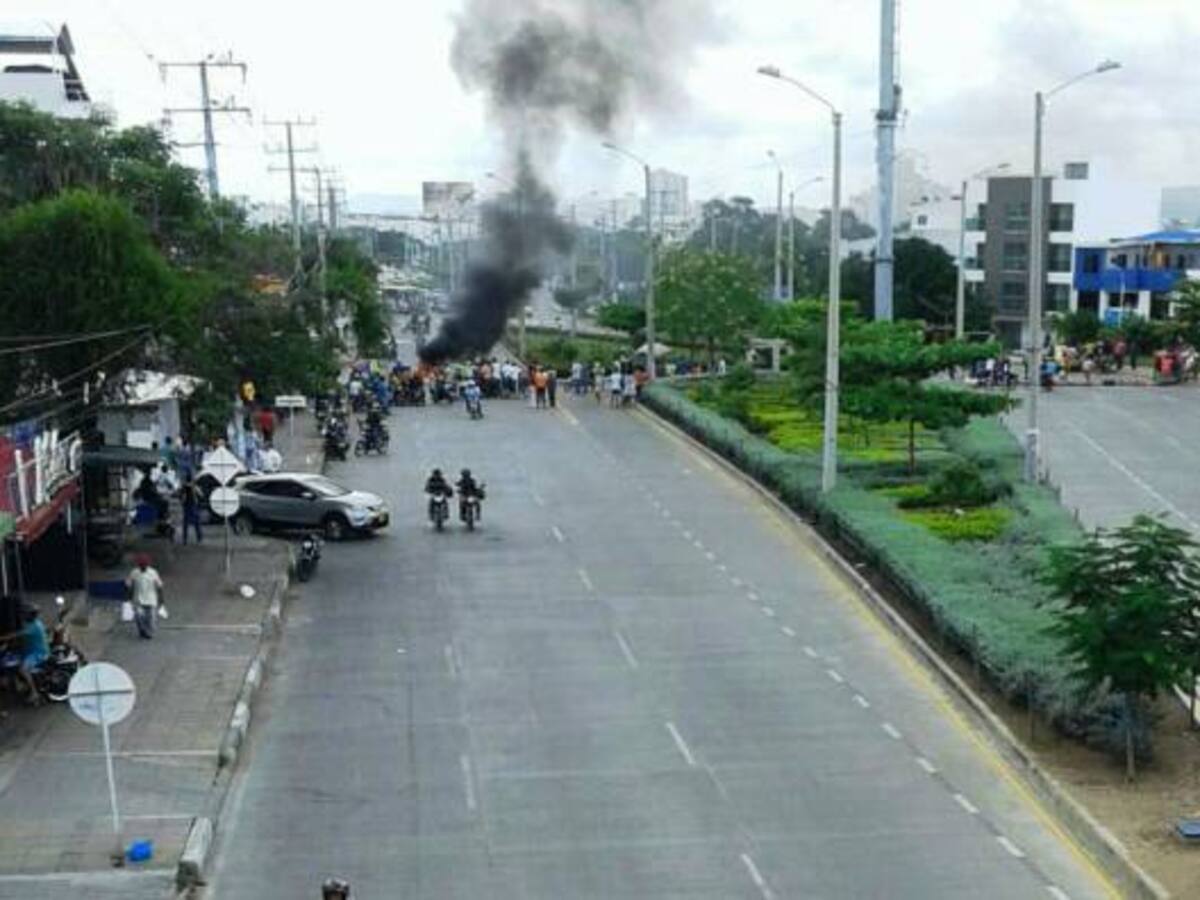 Varios heridos por enfrentamientos entre comunidad y Esmad por disputa de un parque en Cartagena