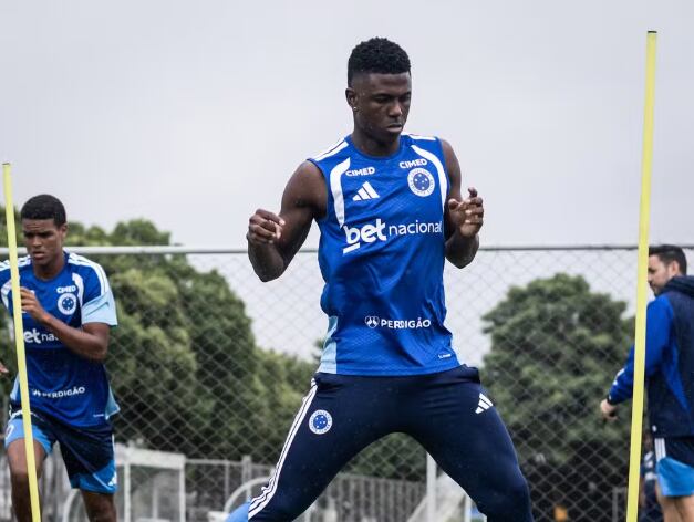 Néiser Villarreal, delantero colombiano del Cruzeiro / Foto: Cruzeiro.