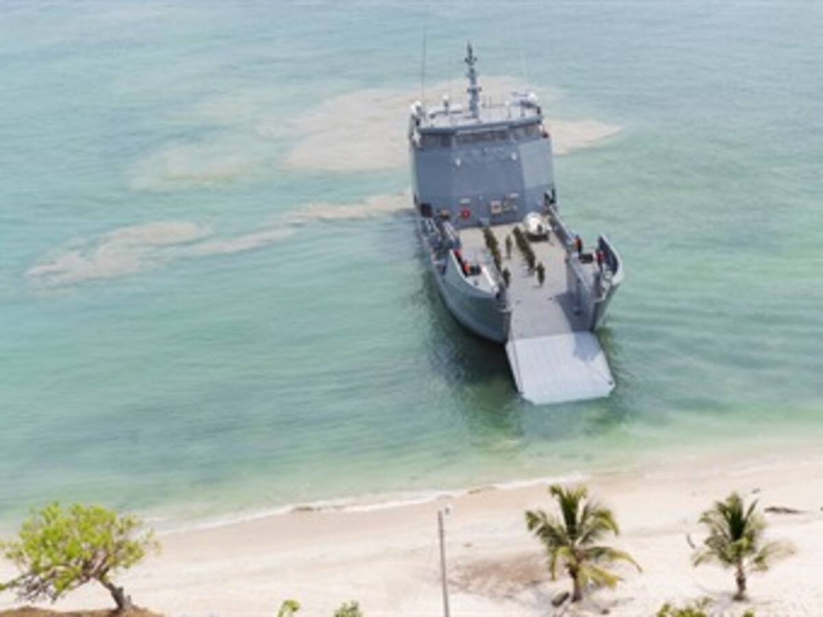 Armada Nacional recibe nuevo buque de desembarco anfibio en Cartagena