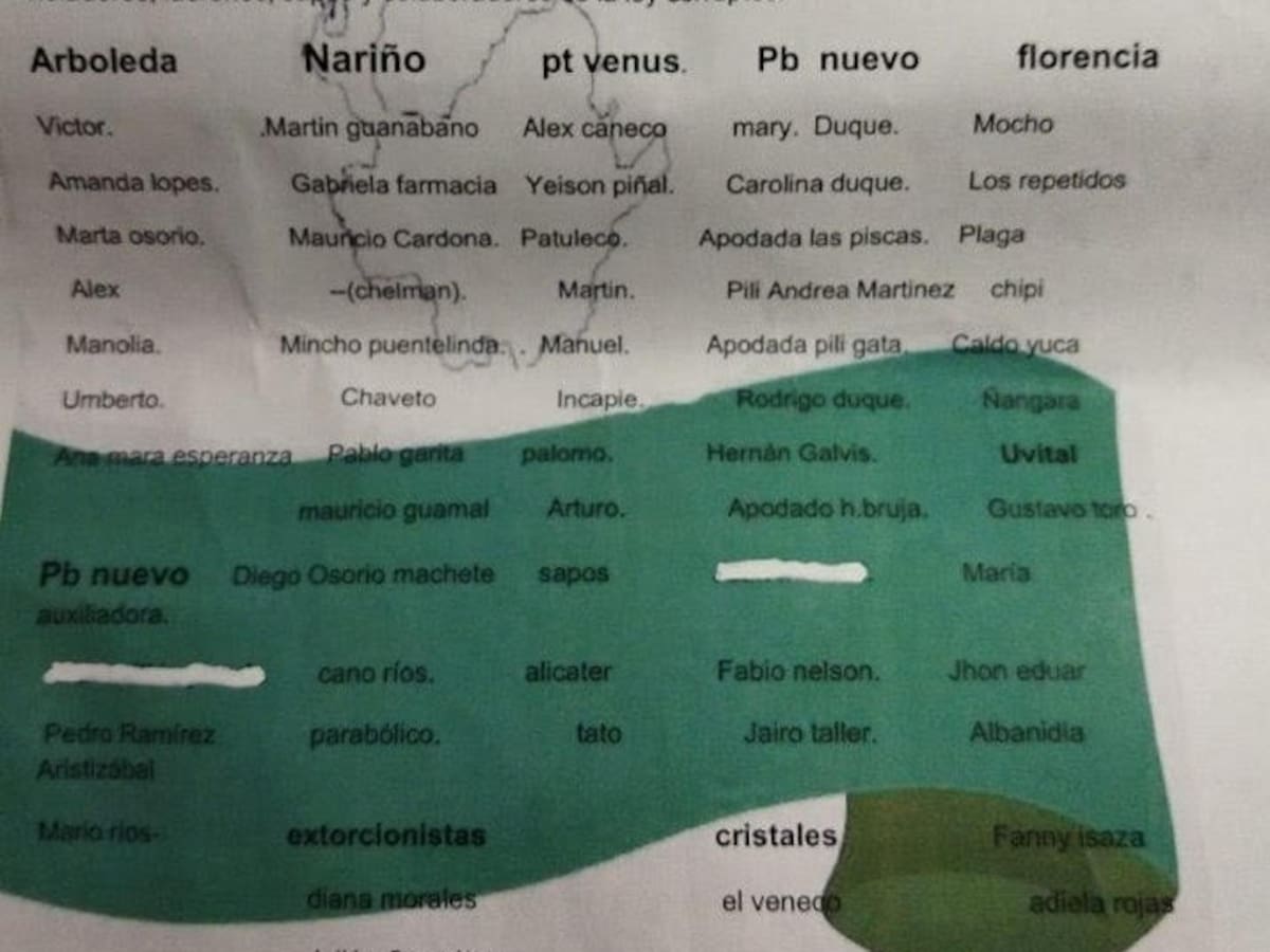 Con panfletos del Clan de Oriente denuncian nuevas amenazas a la población en Antioquia