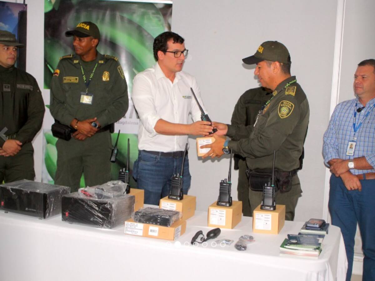 En la Zona Bananera invierten $28 millones en equipos de seguridad para la Policía