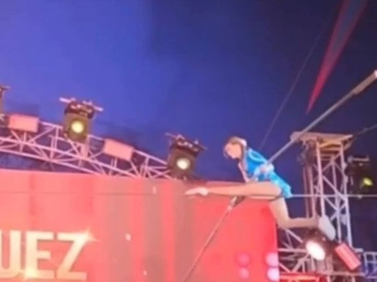 Trapecista de 19 años del Circo Hermanos Gasca, sufrió una caída durante una presentación en Cali