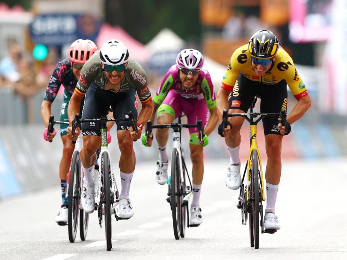 Fernando Gaviria perdió su última chance en el embalaje del Giro de Italia