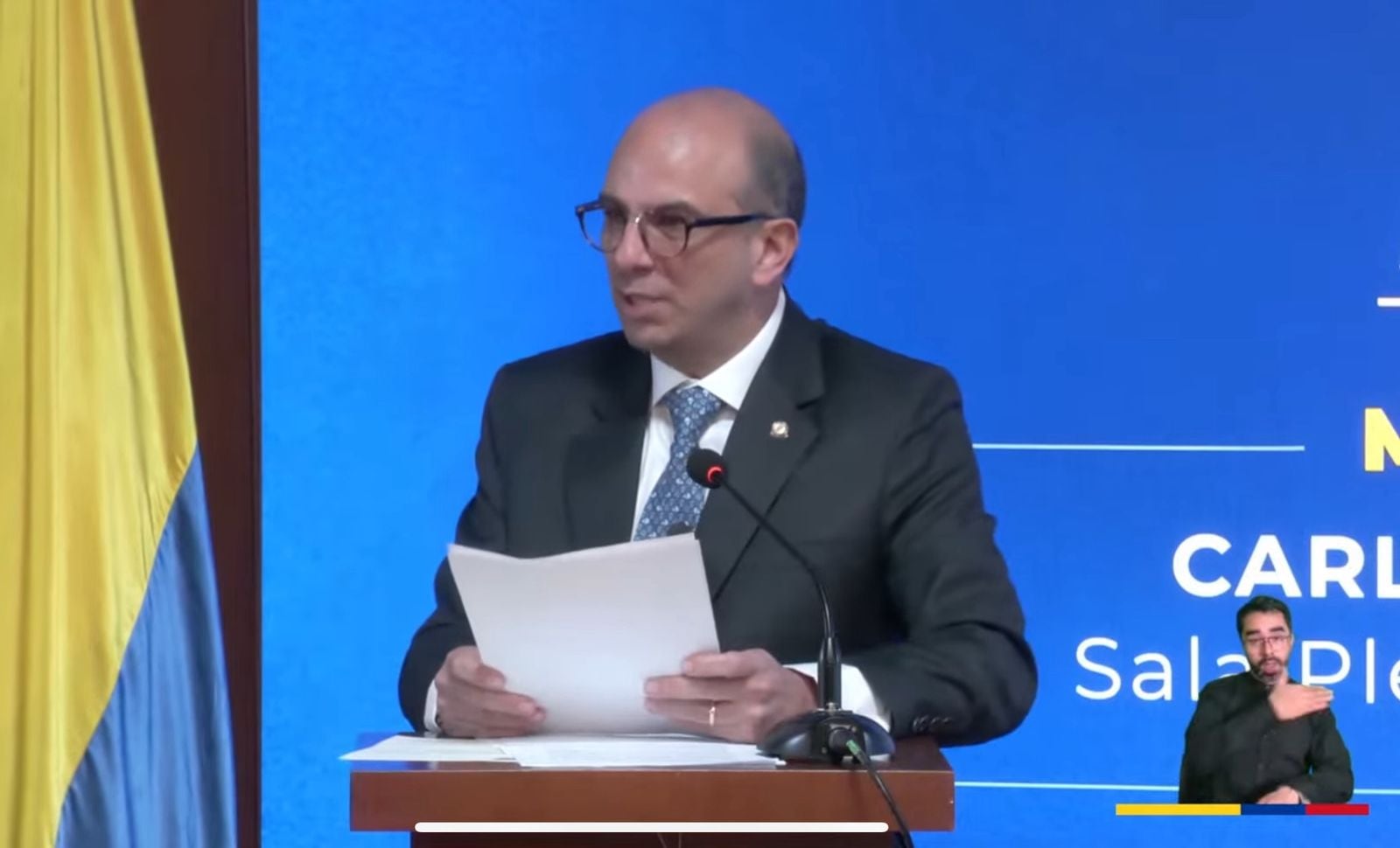 Carlos Camargo, magistrado. Foto Cortesía Corte Constitucional