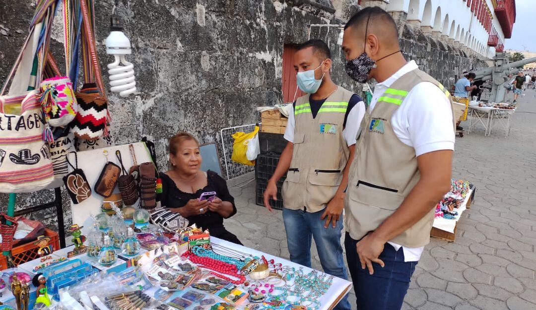 Los controles se desarrollan en diferentes sitios, tanto en zonas comerciales como inspecciones a vehículos de transporte intermunicipal y de carga