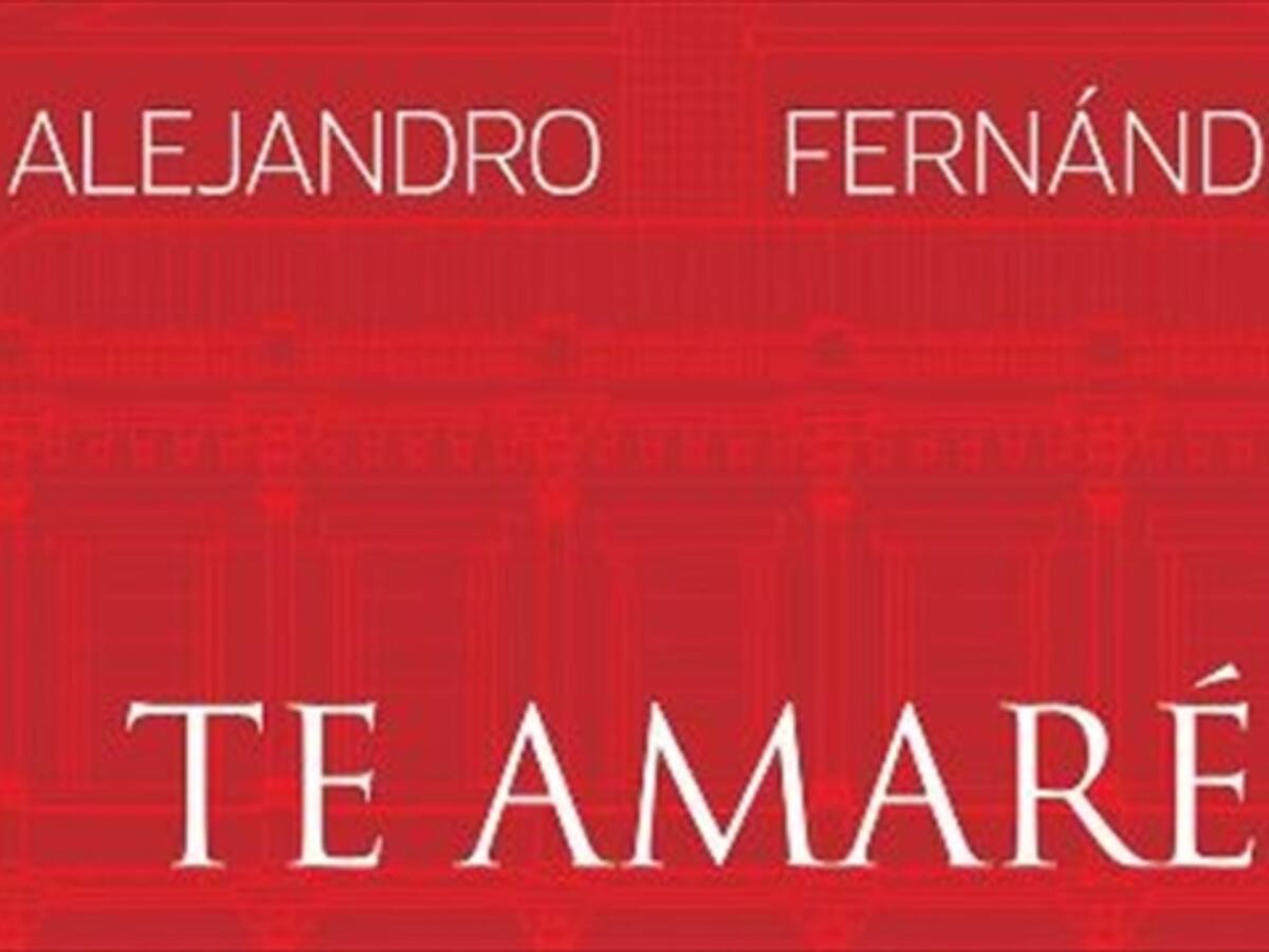 Alejandro Fernández estrena vídeo de "Te amaré"