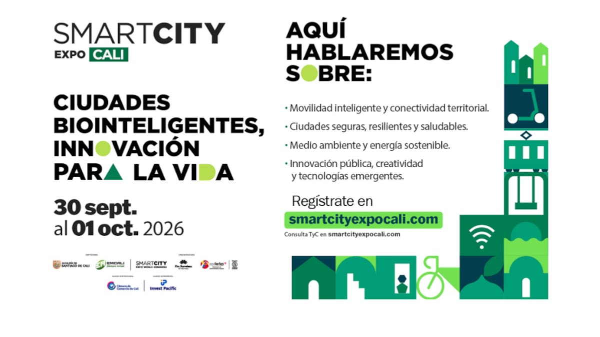 Cali se alista para el Smart City Expo 2026, la cumbre entre la tecnología y naturaleza