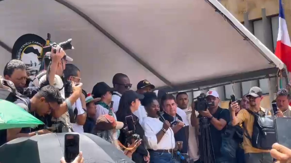 En Cali la vicepresidenta Francia Márquez pidió al pueblo elegir un nuevo congreso
