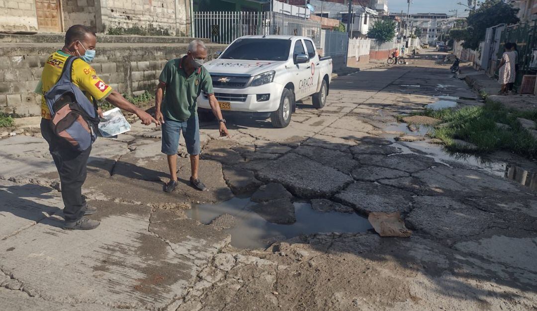 Líderes y vecinos de este barrio en Cartagena aseguran que el proyecto se ha priorizado al menos tres veces