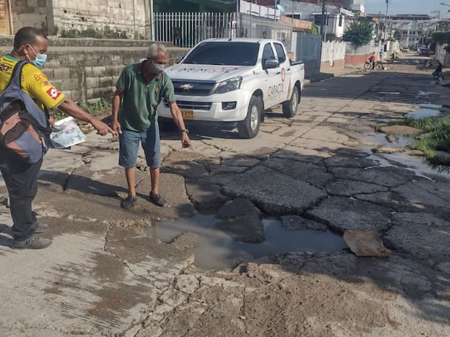 Líderes y vecinos de este barrio en Cartagena aseguran que el proyecto se ha priorizado al menos tres veces