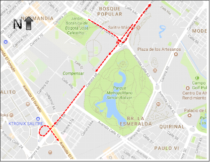 Mapa 1 de desvíos y rutas alternas para el Festival Popular al Parque 2026
