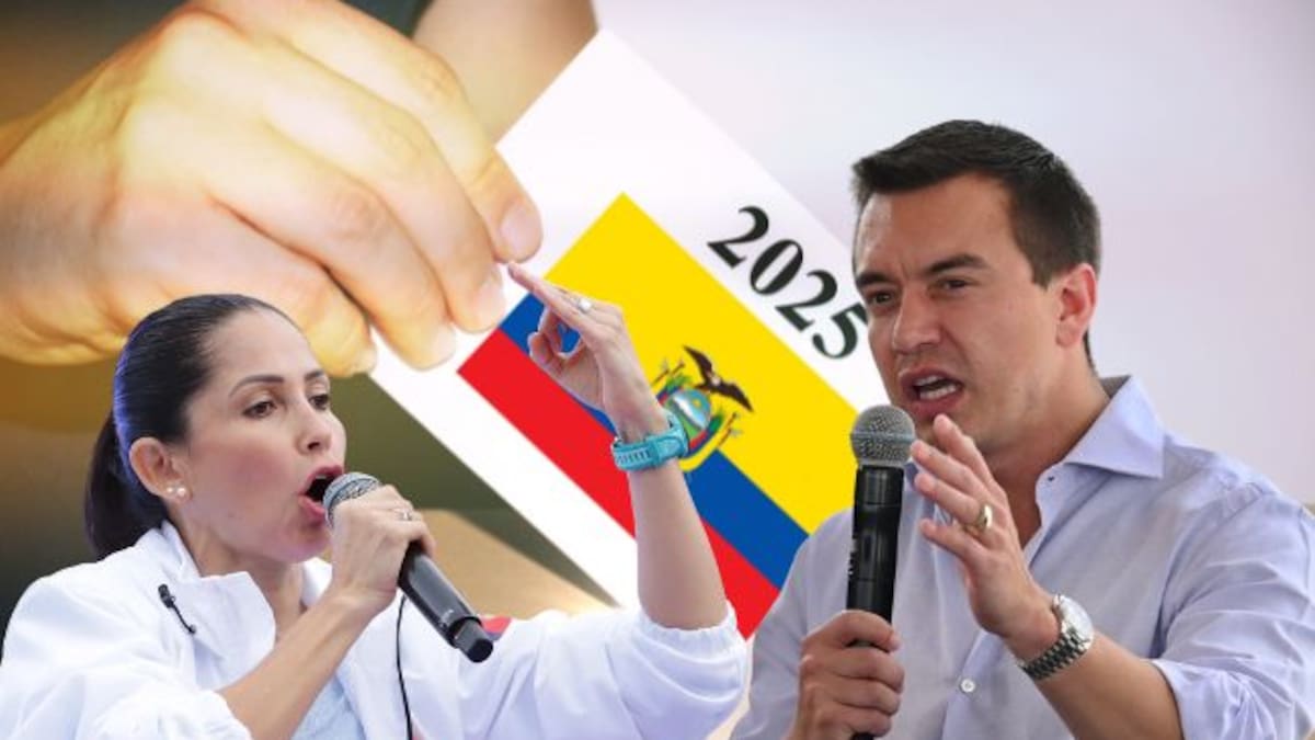 Ecuador decide hoy: Noboa vs. González en una reñida segunda vuelta presidencial